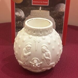 Lenox Ornamental Glow Nativity Votive Candle Holder 4”. Christmas. New Open Box